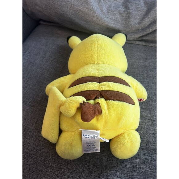 Build A Bear Workshop Stuffed Pikachu 18" Plush 2016 Pokemon - Picture 3 of 7